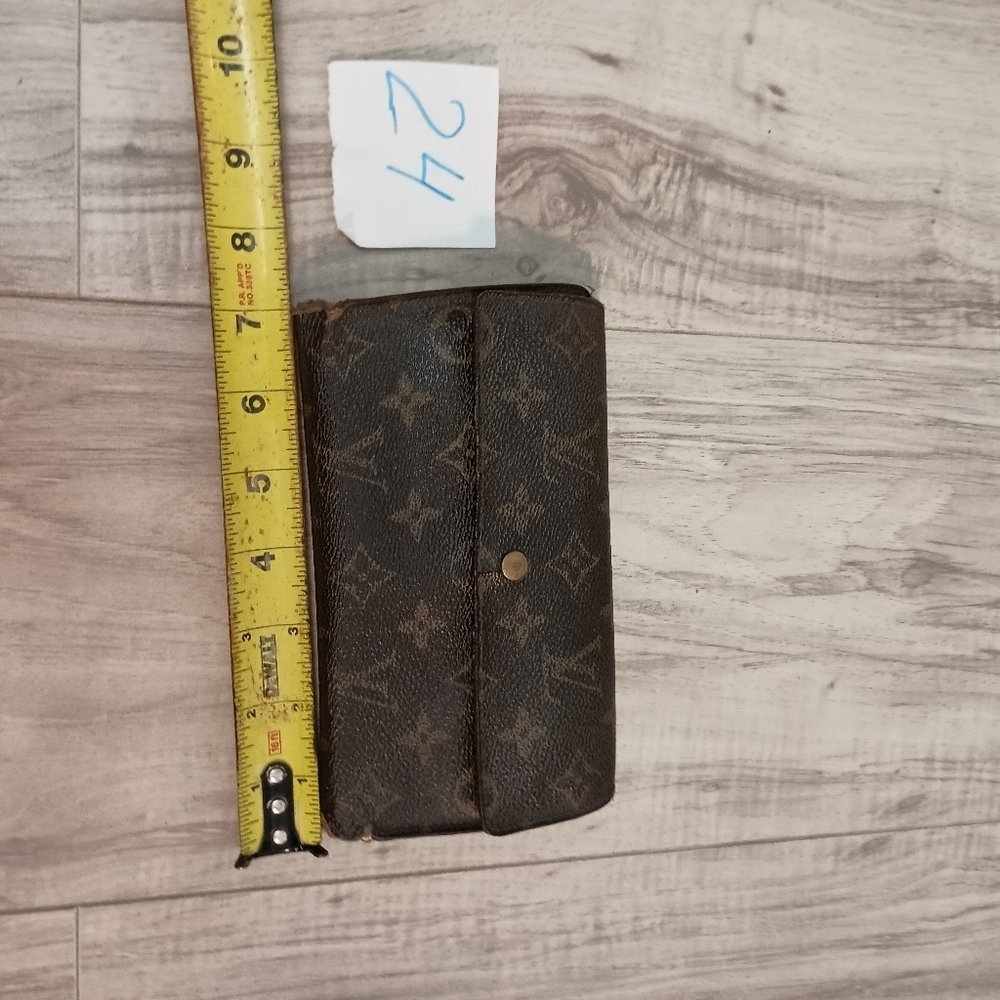 Louis Vuitton Porte Monnaie Monogram Pochette Credit Long Wallet - Picture 14 of 15